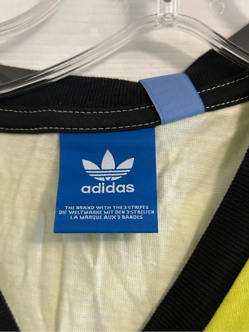 Yellow Adidas Athletic Tee